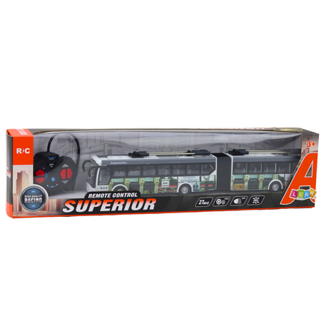 Trolejbus Miejski Zdalnie Sterowany RC Światła Transport Publiczny