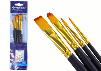 Zestaw Artysty Pędzle 4 Kształty