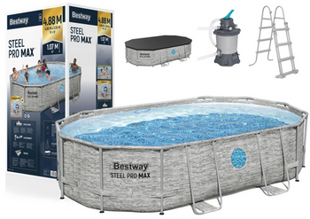 Basen Stelażowy 427 x 250 x 100 cm Bestway 56946