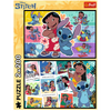 Puzzle - 2x200 - Wesołe życie Stitcha - Disney Lilo and Stitch - Trefl 13334
