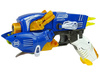 Dinobots 2w1 Dinozaur Pistolet na Strzałki Niebieski Pterosaur Tarcza