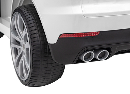 Porsche Cayenne S na akumulator dla dzieci Lakier Biały SUV + Pilot