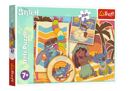 Puzzle - 200 - Muzyczny świat Lilo i Stitch - Trefl 13304