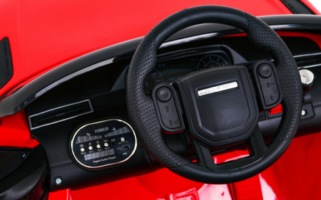 Range Rover Velar na akumulator Czerwony SUV + Pilot