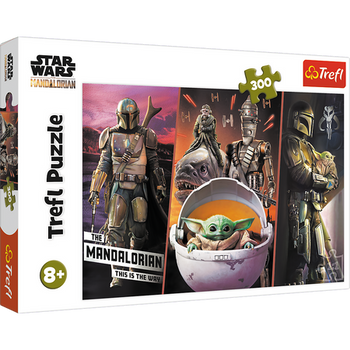 Puzzle - 300 - Tajemniczy Baby Yoda - Gwiezdne wojny - STAR WARS - Trefl 23002