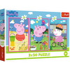 Puzzle - 3x50 - Siła przyjaźni Świnka Peppa - Trefl 34877
