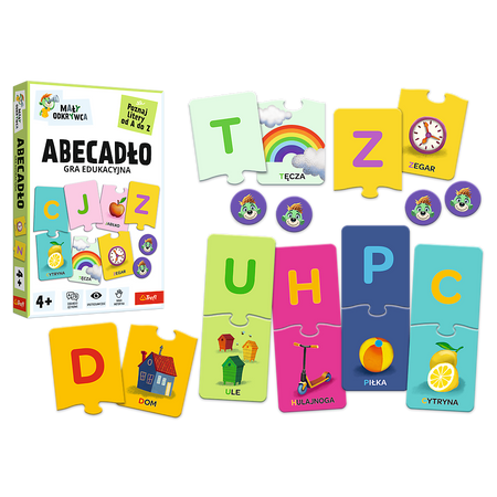 Gra dla dzieci Abecadło Mały Odkrywca Trefl 02811