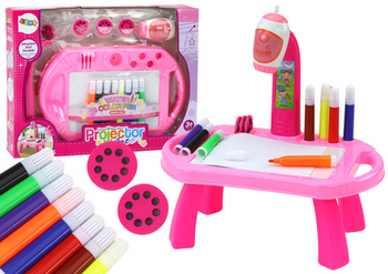 Projektor Rzutnik Do Rysowania Stoliczek Różowy