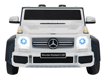 Pojazd Mercedes Benz MAYBACH G650 Biały