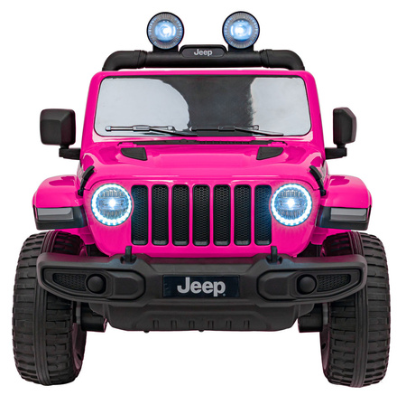 Pojazd Jeep Wrangler Rubicon Różowy