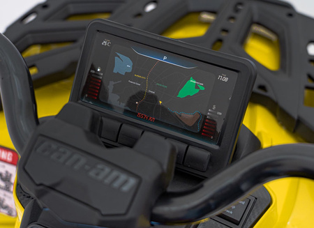 Quad Can Am Outlander ATV z Pilotem Żółty