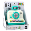 Interaktywny Aparat Pianinko Grzechotka Światła Dźwięki Biało Zielony