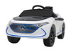 Mercedes Benz AMG EQA dla dzieci Biały + Pilot + 5-punktowe pasy + EVA + Wyświetlacz MP3 + LED