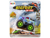 Auto Resorak Z Naciągiem Monster Truck Big Foot Gumowe Opony Rampa