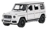 Autko Metalowe 1/32 Mercedes-Benz AMG G63 z Dźwiękiem Białe RASTAR