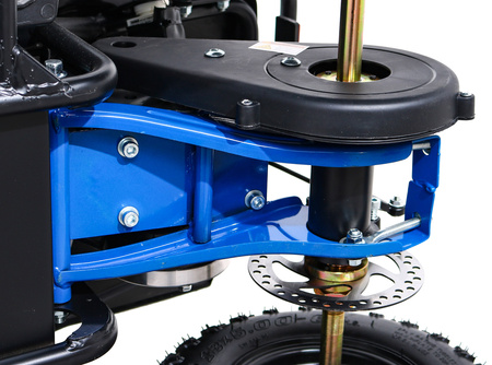 Quad HIPERFECT na akumulator Niebieski 35km/h + Silnik 1000W + Koła pompowane + Regulacja siedzenia