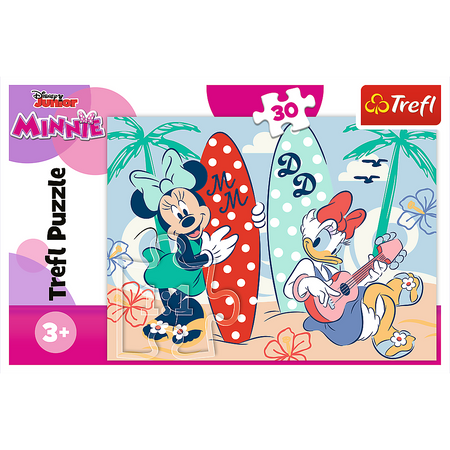 Puzzle - 30 - Kolorowa Minnie - Disney - Trefl 18302