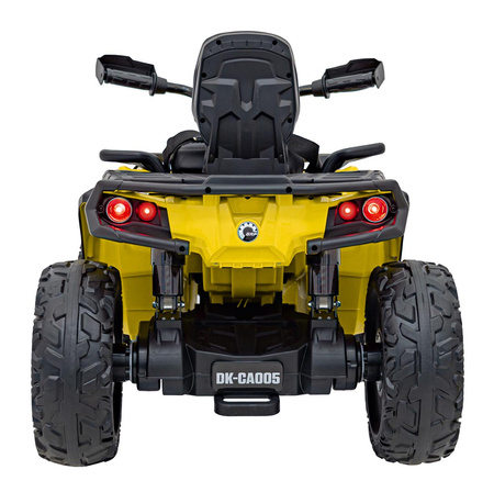 Quad Can Am Outlander ATV z Pilotem Żółty