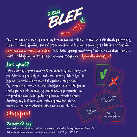 Gra planszowa Niezły Blef Na Ostro Trefl 02302