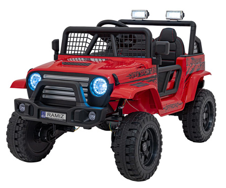 Pojazd OFF ROAD 4x4 SPORT Czerwony