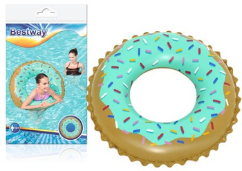 Koło Do Pływania Donut Miętowy 91 cm Bestway 36300
