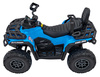 Quad Can Am Outlander ATV z Pilotem Niebieski