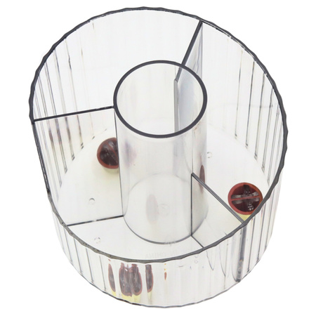 Organizer Na Przybory Szkolne Biurowe Transparentny Biały