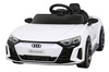 Audi RS E-Tron GT na akumulator Biały + Pilot + Napęd 4x4 + Radio MP3 + LED + EVA