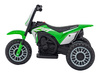 Motorek Cross Honda CRF 450R na akumulator dla dzieci Zielony + 3 Koła + Gumowy Bieżnik + Klakson