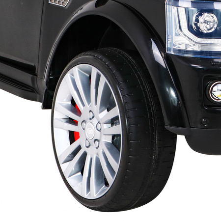 Land Rover Discovery Autko elektryczne dla dzieci Czarny SUV + Pilot