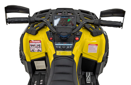 Quad Can Am Outlander ATV z Pilotem Żółty