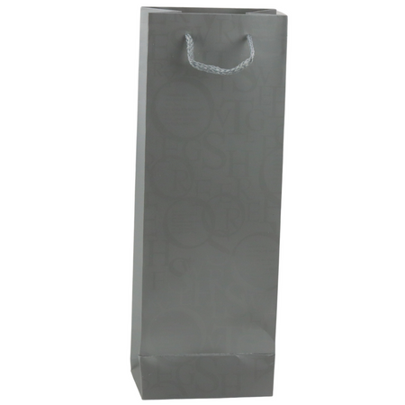 Torba Prezentowa Na Butelkę Wino Wzór Z Napisami 35 x 12 x 9 cm