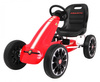 Gokart ABARTH na pedały dla dzieci Czerwony + Koła EVA + Hamulec ręczny + Wolny bieg