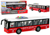 Autobus Na Baterie Światła Dźwięki Napęd Frykcyjny Czerwony 1:16