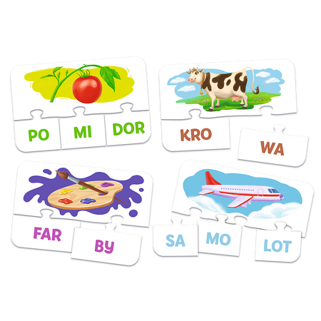 Gra dla dzieci Sylaby Mały Odkrywca Trefl 02813