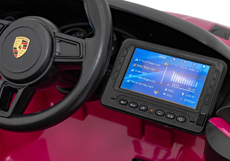 Pojazd Porsche Spyder RS 718 Różowy MP4