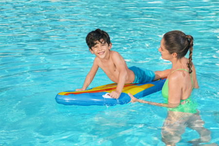 Dmuchana Deska surfingowa dla dzieci Materac Niebieski BESTWAY + Łatka naprawcza