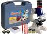 Duża Walizka Naukowca Mikroskop Dziecięcy Edukacyjny 100x 400x 1200x