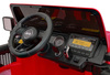 Jeep Wrangler Rubicon na akumulator dla dzieci Czerwony + Pilot + Radio MP3 LED + Koła EVA