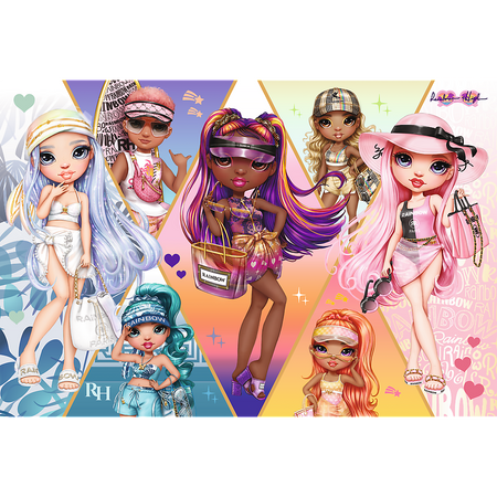 Puzzle - 160 - Wesołe przyjaciółki - Rainbow High - Trefl 15415