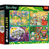 Puzzle - 4x250 - Zakręcony świat Ricka i Morty'ego - Warner Rick and Morty - Trefl 13338