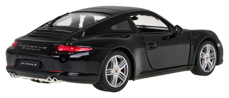 Autko Metalowe 1:24 Porsche 911 Czarne RASTAR