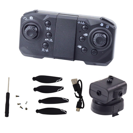 Dron D11 Zdalnie Sterowany Kamera HD WIFI Sterowanie Gestami Pilot Żółty