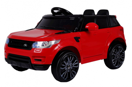 Autko Start Run na akumulator Czerwony SUV + Pilot + Funkcje bezpieczeństwa