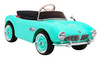 Autko BMW 507 Retro elektryczne dla dzieci Zielony