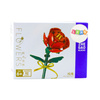 Klocki Konstrukcyjne Róża Z Kokardą Czerwona 92 el.