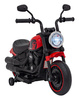 Motorek Chopper FASTER na akumulator dla dzieci Czerwony + Radio FM + Panel audio + LED