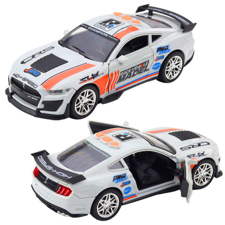 Samochód Wyścigowy GT 500 Otwierane Drzwi Napęd Światła Dźwięki Mix