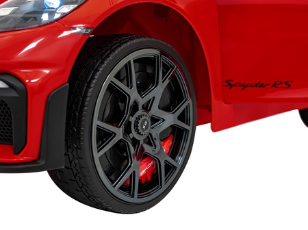 Pojazd Porsche Spyder RS 718 Lakier Czerwony