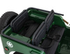 Autko Wojskowe Retro dla 3 dzieci Zielony Jeep Willys